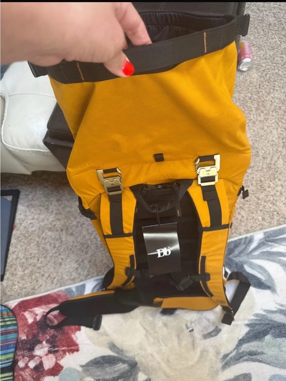 New Yellow Roll-Top Backpack - by Db Journey